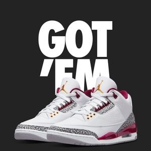 Jordan 3 cardinal red
